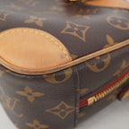 Louis Vuitton Shoulder Bag Monogram Deauville Mini Brown — view 6