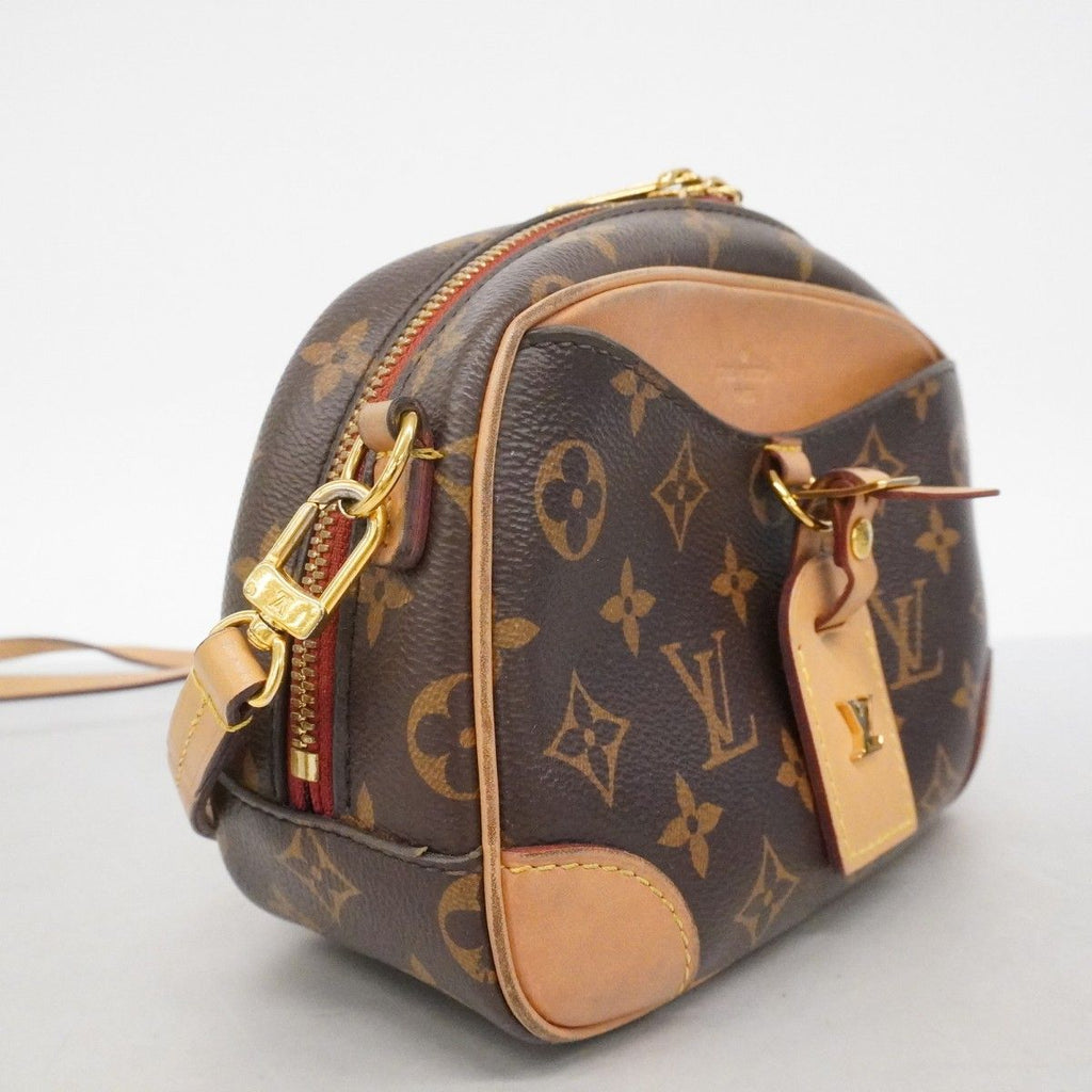 Louis Vuitton Shoulder Bag Monogram Deauville Mini Brown — view 2