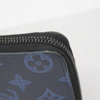 Louis Vuitton Wallet Monogram Shadow Zippy Vertical Black Navy — view 7