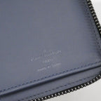 Louis Vuitton Wallet Monogram Shadow Zippy Vertical Black Navy — view 4