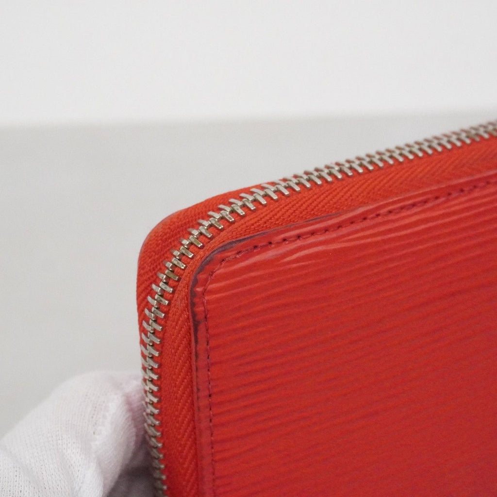 Louis Vuitton Wallet Epi Portefeuille Clemence Coquelicot — view 6