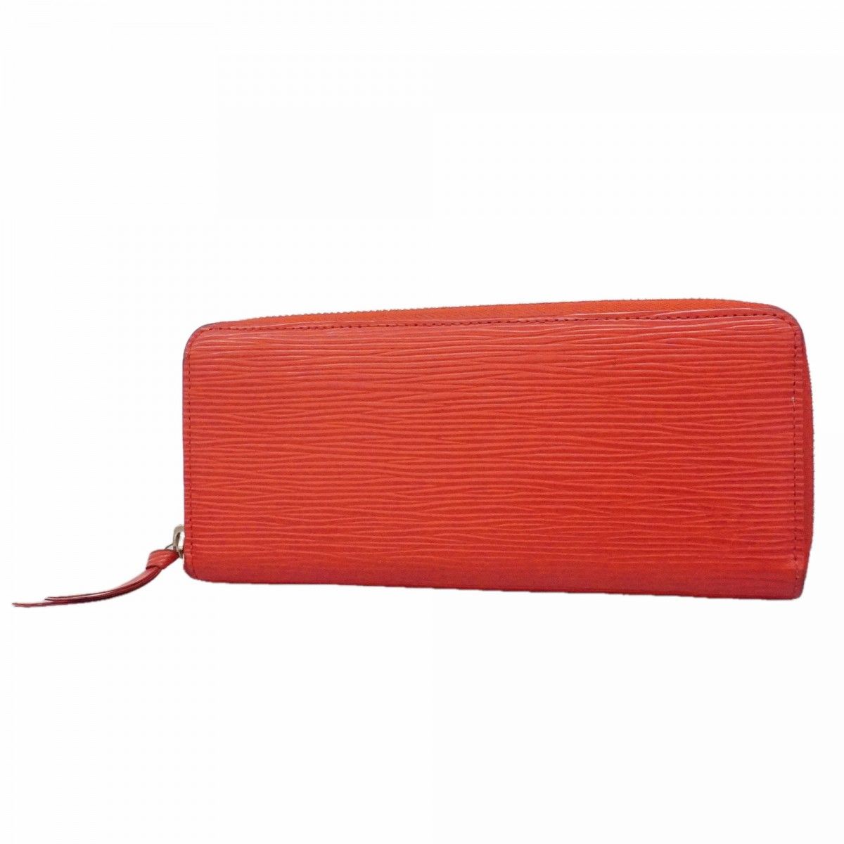 Louis Vuitton Wallet Epi Portefeuille Clemence Coquelicot