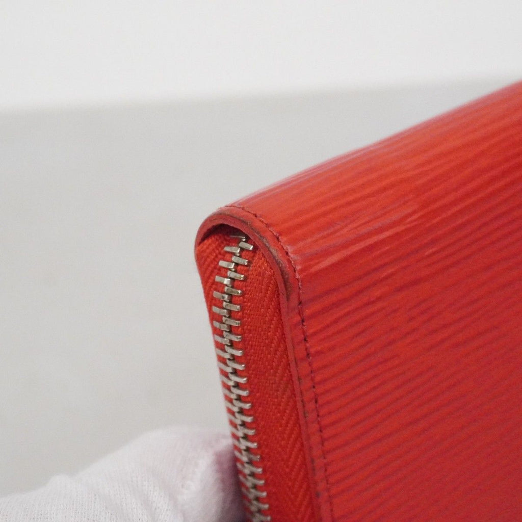 Louis Vuitton Wallet Epi Portefeuille Clemence Coquelicot — view 8