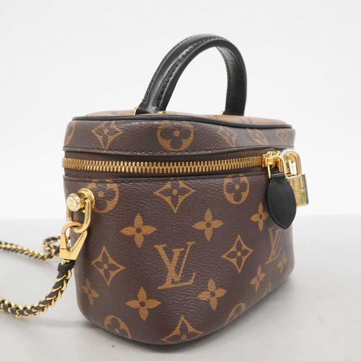 Louis Vuitton Vanity Bag Monogram Reverse Nvpm Brown 2-Way — view 2