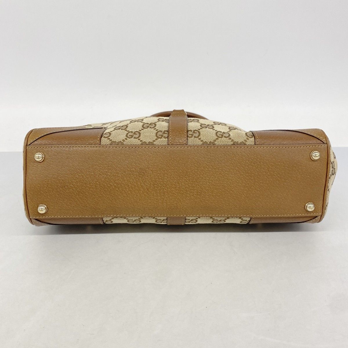 Gucci Handbag GG Canvas New Jackie Brown Gold — view 3