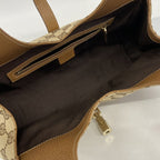 Gucci Handbag GG Canvas New Jackie Brown Gold — view 4