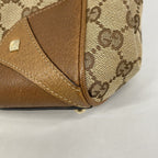Gucci Handbag GG Canvas New Jackie Brown Gold — view 6