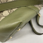 Gucci Handbag GG Supreme Brown Green Gold — view 8