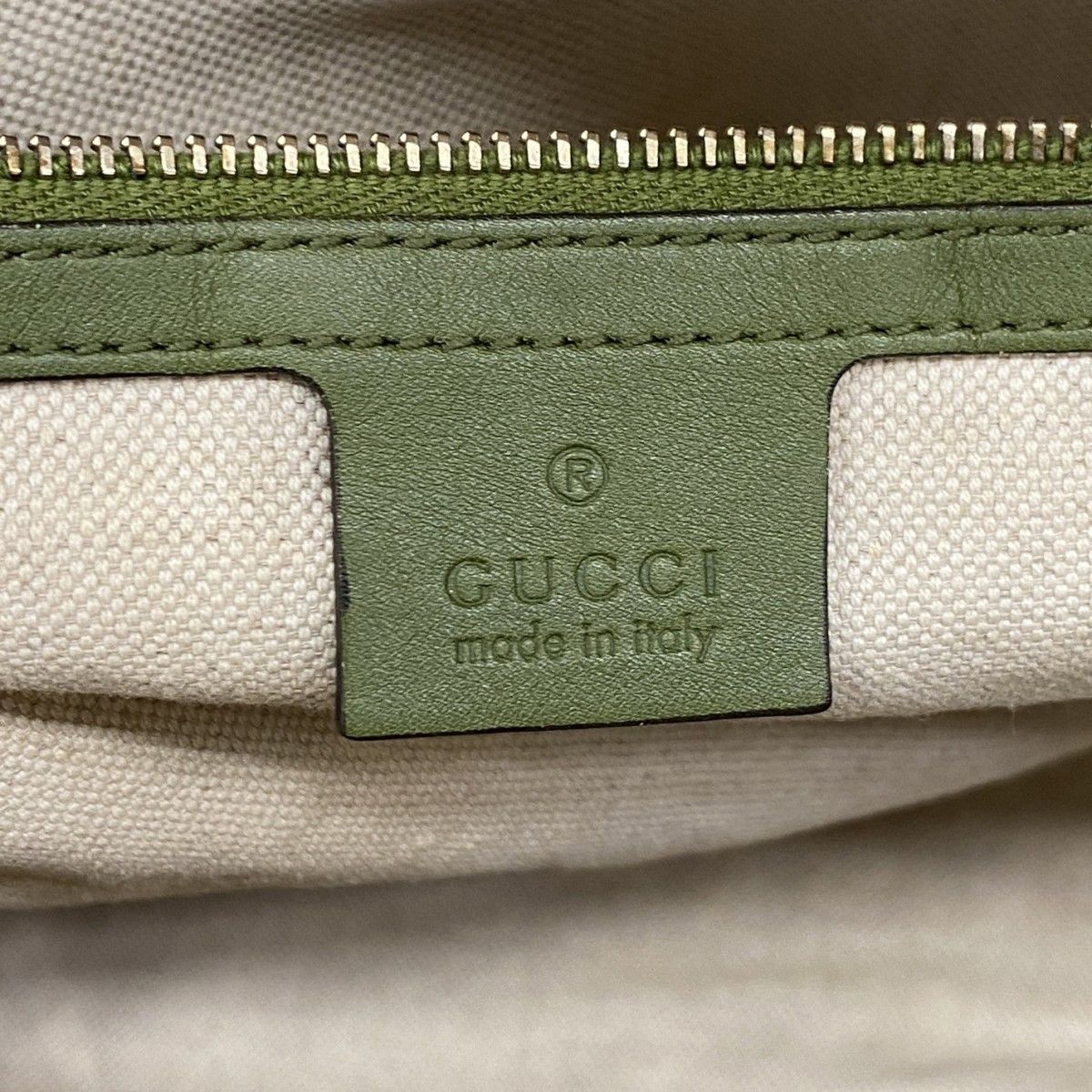 Gucci Handbag GG Supreme Brown Green Gold — view 5