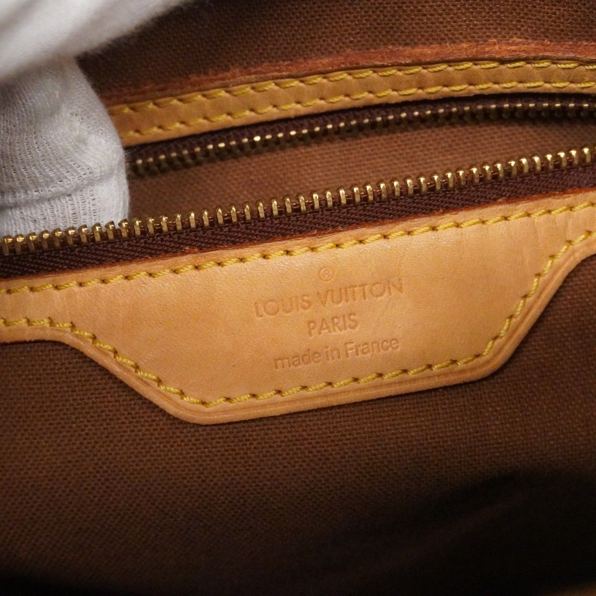 Louis Vuitton Tote Monogram Batignolles Vertical Brown — view 5