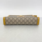 Gucci Clutch GG Supreme Brown Gold — view 3