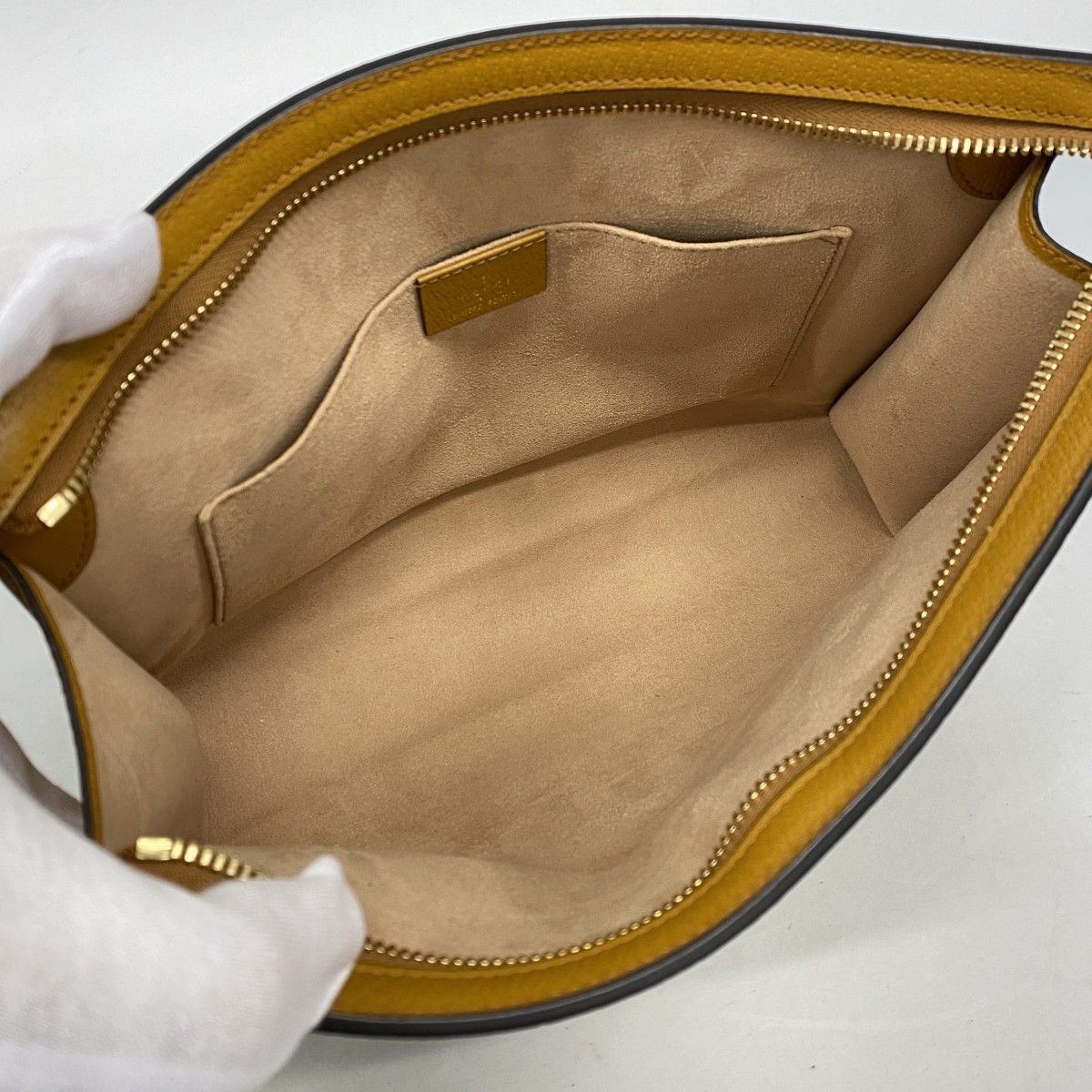 Gucci Clutch GG Supreme Brown Gold — view 4