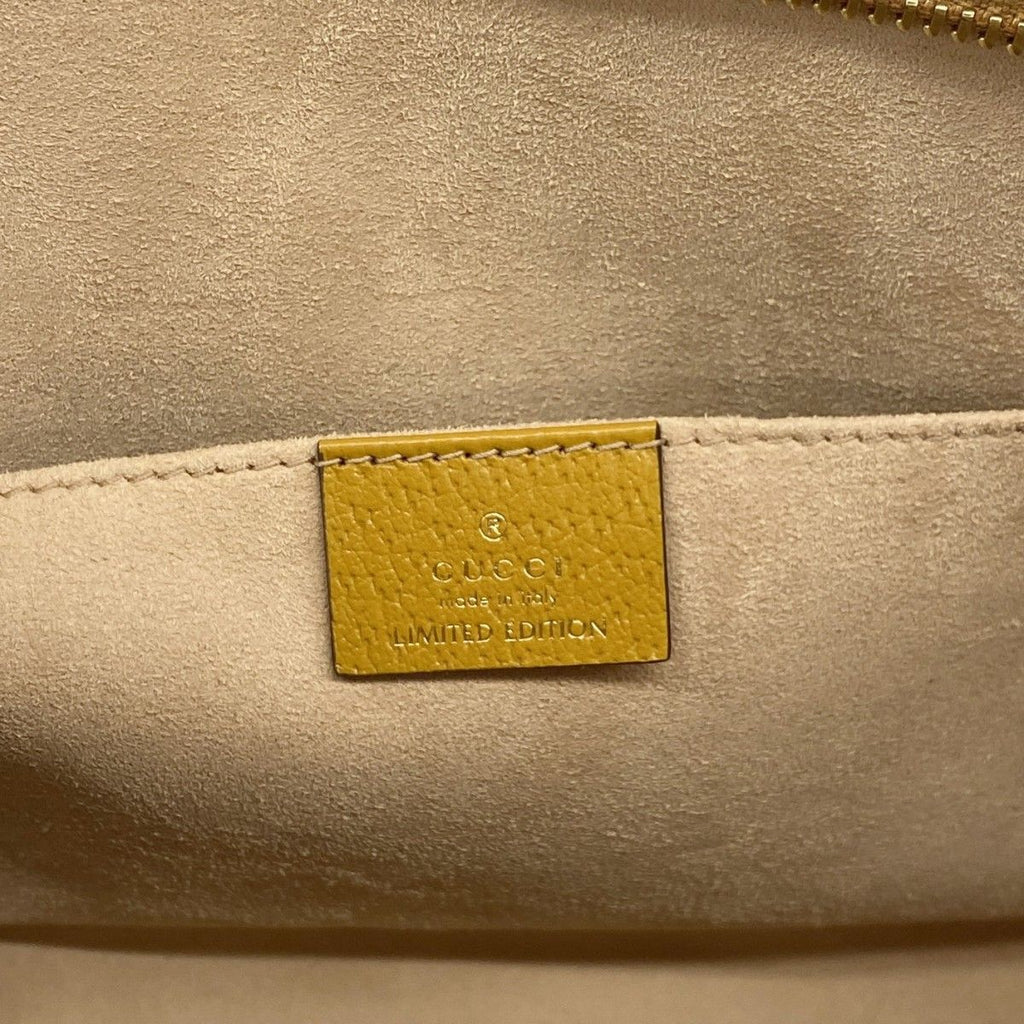 Gucci Clutch GG Supreme Brown Gold — view 5