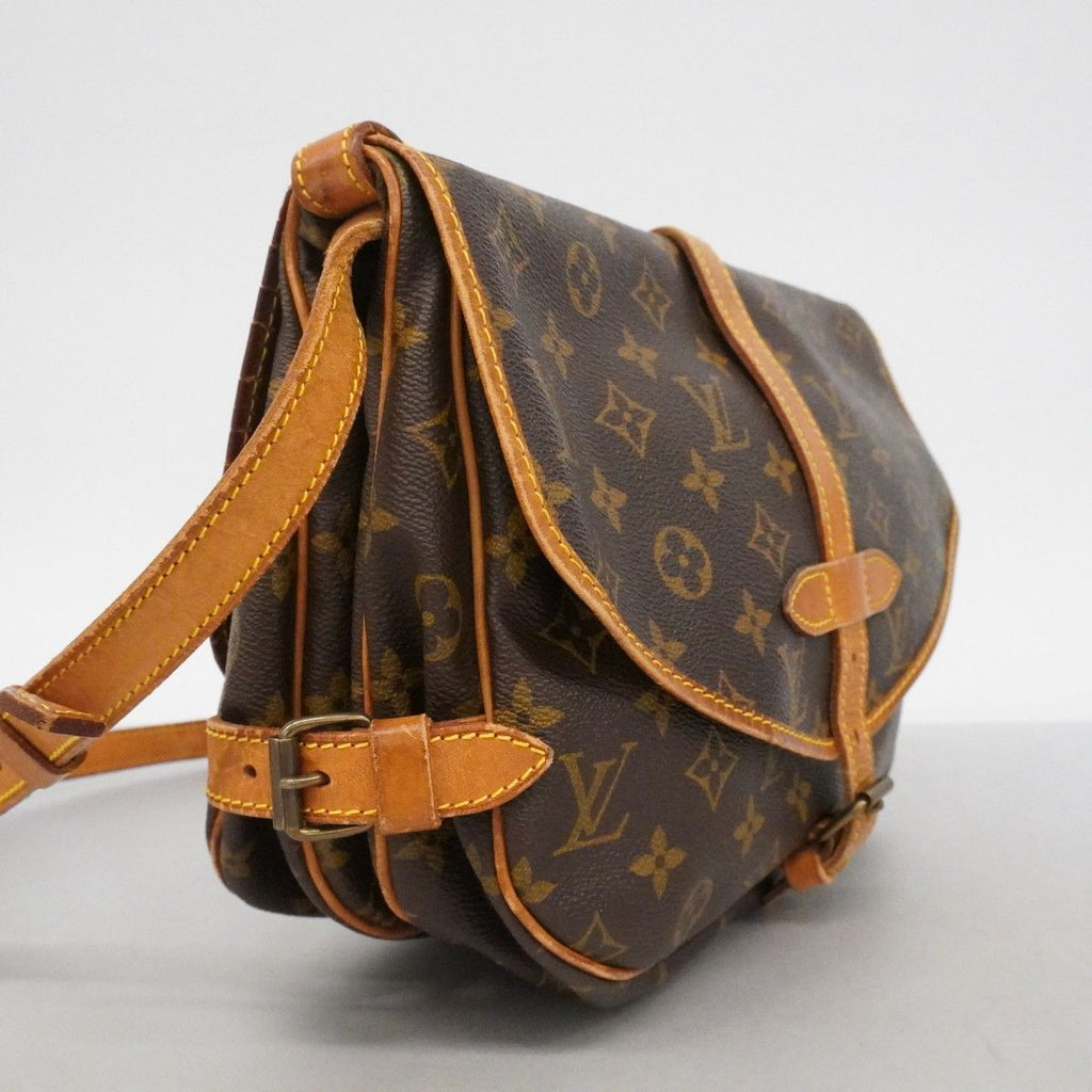 Louis Vuitton Shoulder Bag Monogram Saumur 30 Brown — view 2