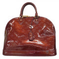 Louis Vuitton Handbag Vernis Alma GM Rouge Fauvist