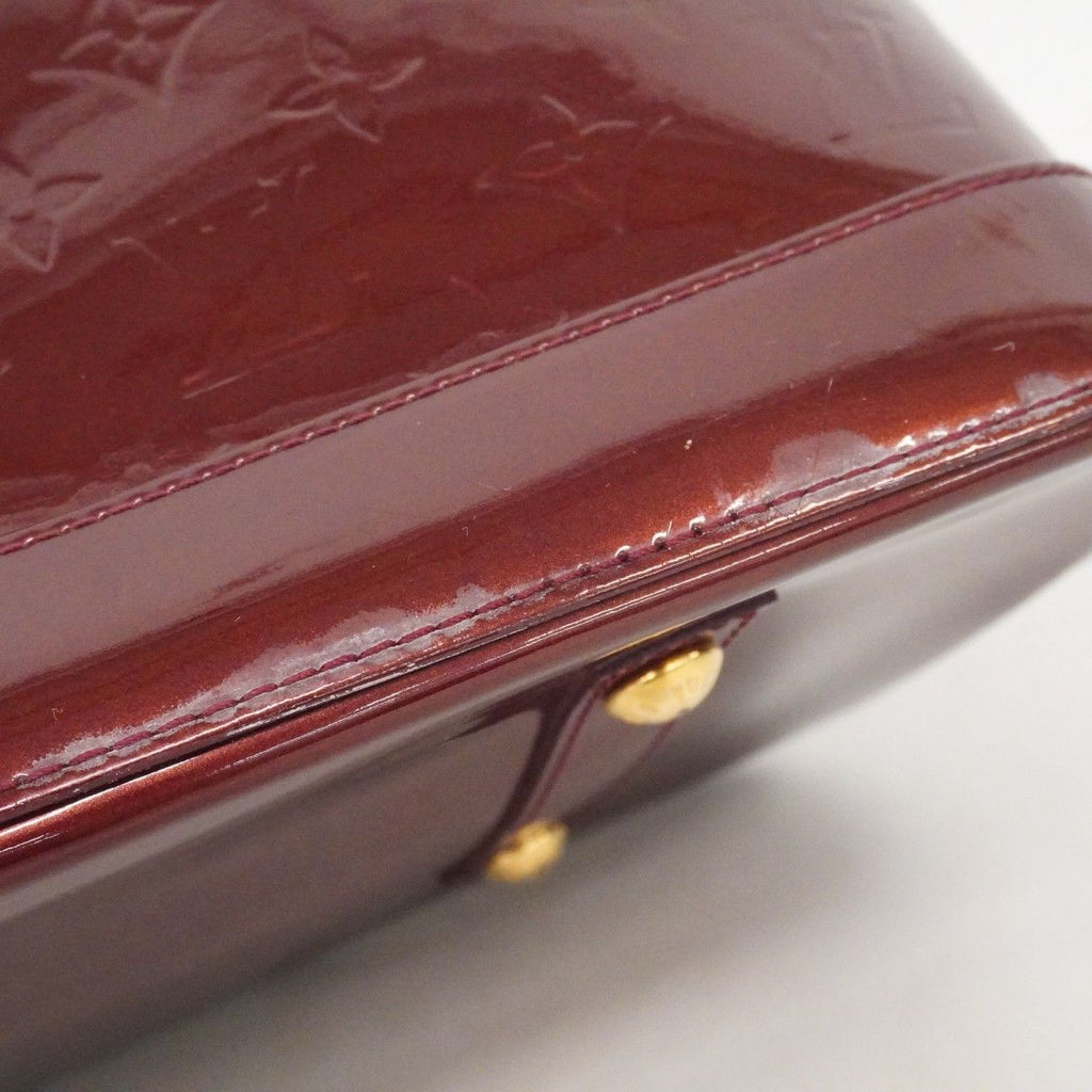 Louis Vuitton Handbag Vernis Alma GM Rouge Fauvist — view 9