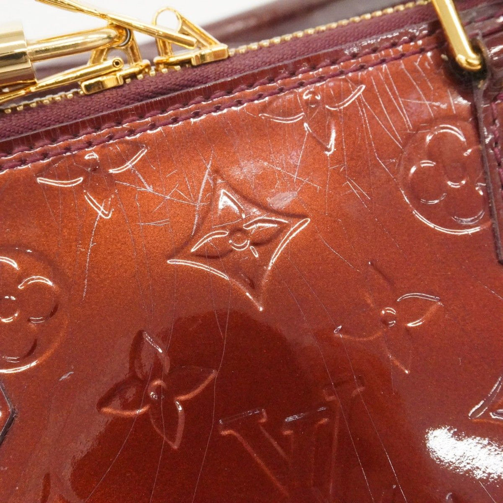 Louis Vuitton Handbag Vernis Alma GM Rouge Fauvist — view 8