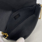Louis Vuitton Shoulder Wallet Monogram Empreinte Pochette Felicity Noir — view 4