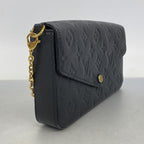 Louis Vuitton Shoulder Wallet Monogram Empreinte Pochette Felicity Noir — view 2