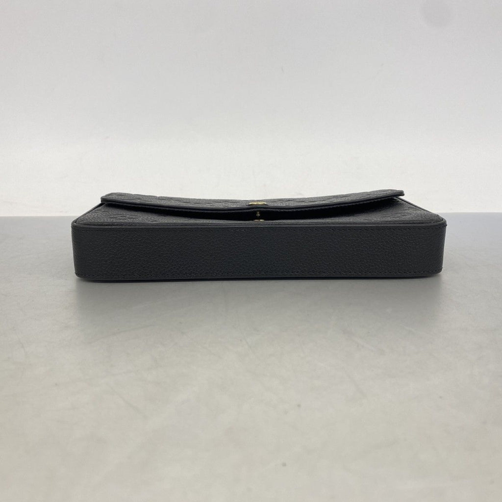 Louis Vuitton Shoulder Wallet Monogram Empreinte Pochette Felicity Noir — view 3