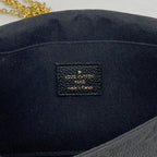 Louis Vuitton Shoulder Wallet Monogram Empreinte Pochette Felicity Noir — view 5