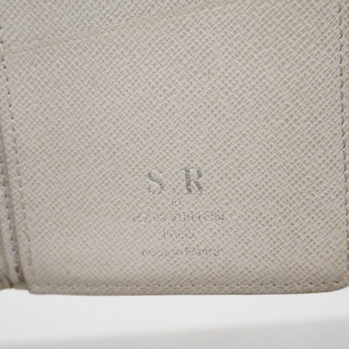 Louis Vuitton Wallet Taigarama Portefeuille Brazza Blanc — view 4