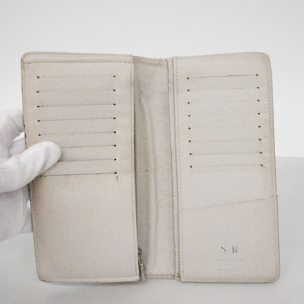 Louis Vuitton Wallet Taigarama Portefeuille Brazza Blanc — view 3