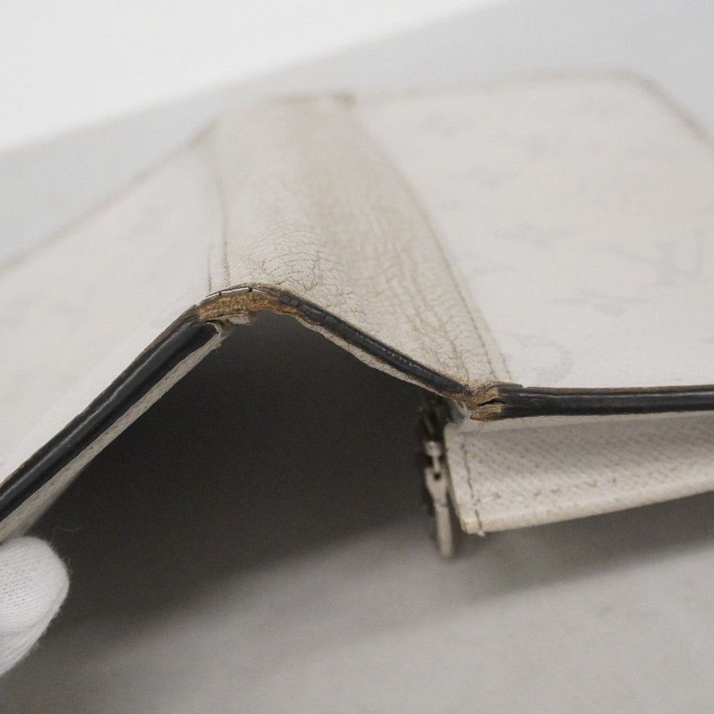Louis Vuitton Wallet Taigarama Portefeuille Brazza Blanc — view 5