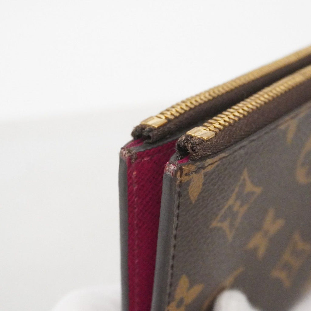 Louis Vuitton Wallet Monogram Portefeuille Adele Brown Fuchsia — view 7
