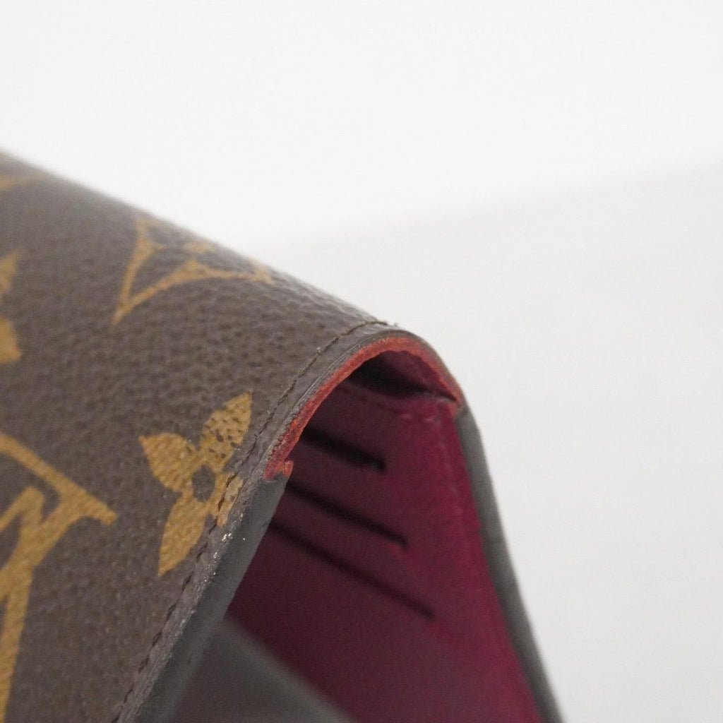 Louis Vuitton Wallet Monogram Portefeuille Adele Brown Fuchsia — view 5