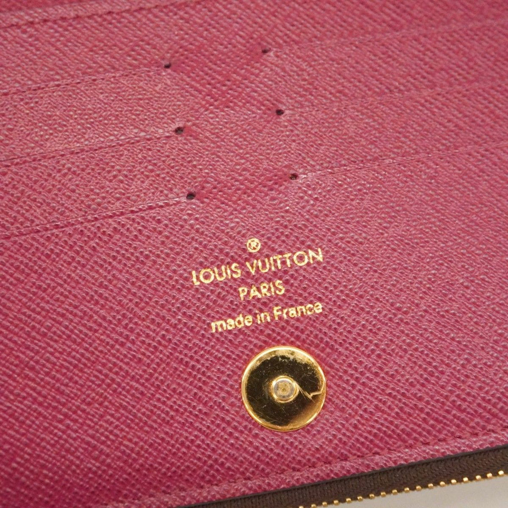 Louis Vuitton Wallet Monogram Portefeuille Adele Brown Fuchsia — view 4
