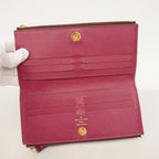 Louis Vuitton Wallet Monogram Portefeuille Adele Brown Fuchsia — view 3