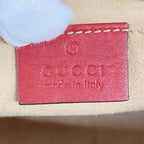 Gucci Shoulder Bag GG Marmont Leather Red Gold — view 5