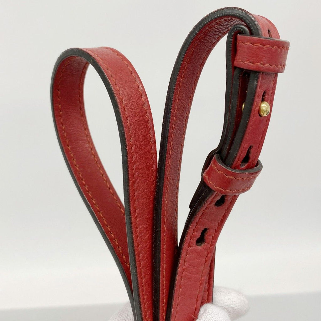Gucci Shoulder Bag GG Marmont Leather Red Gold — view 8