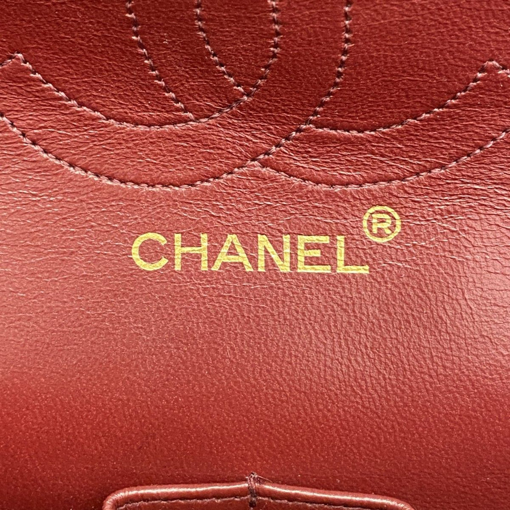 Chanel Shoulder Bag Quilted Lambskin Black Gold — view 5