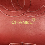 Chanel Shoulder Bag Quilted Lambskin Black Gold — view 5