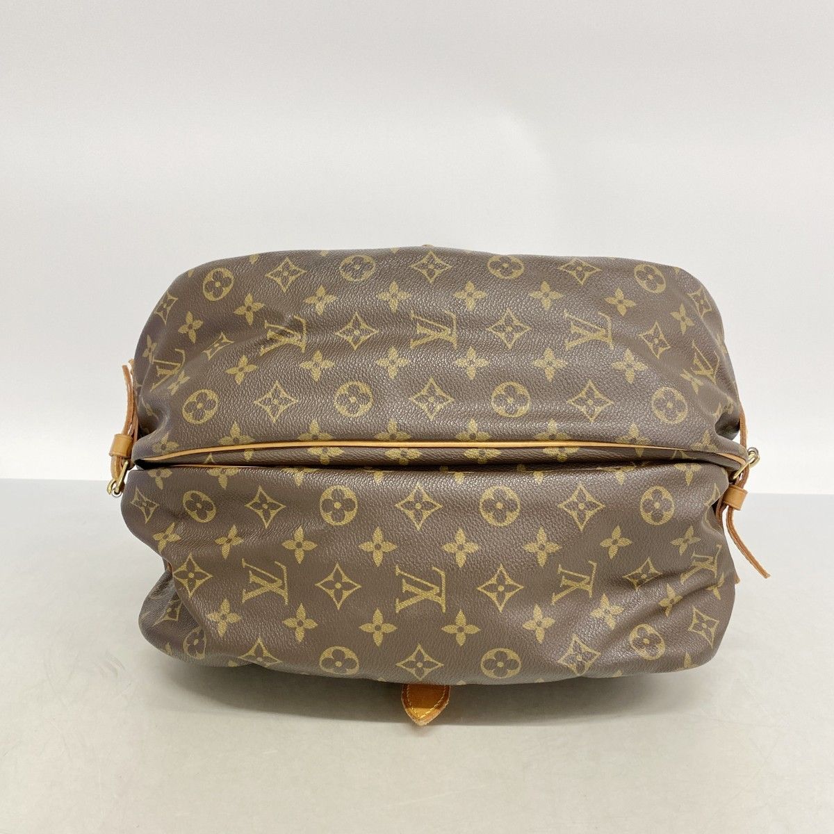Louis Vuitton Shoulder Bag Monogram Saumur 35 Brown — view 3