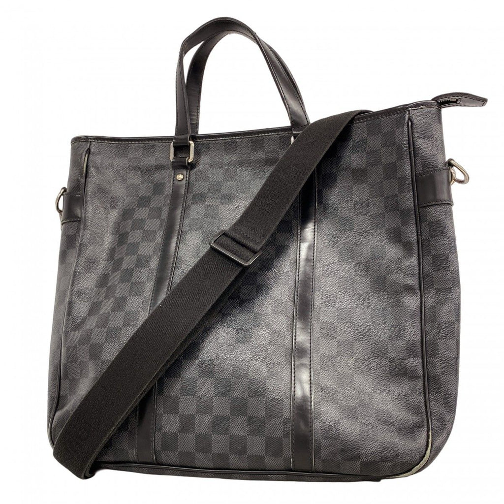 Louis Vuitton Business Bag Damier Graphite Tadao Black 2-Way