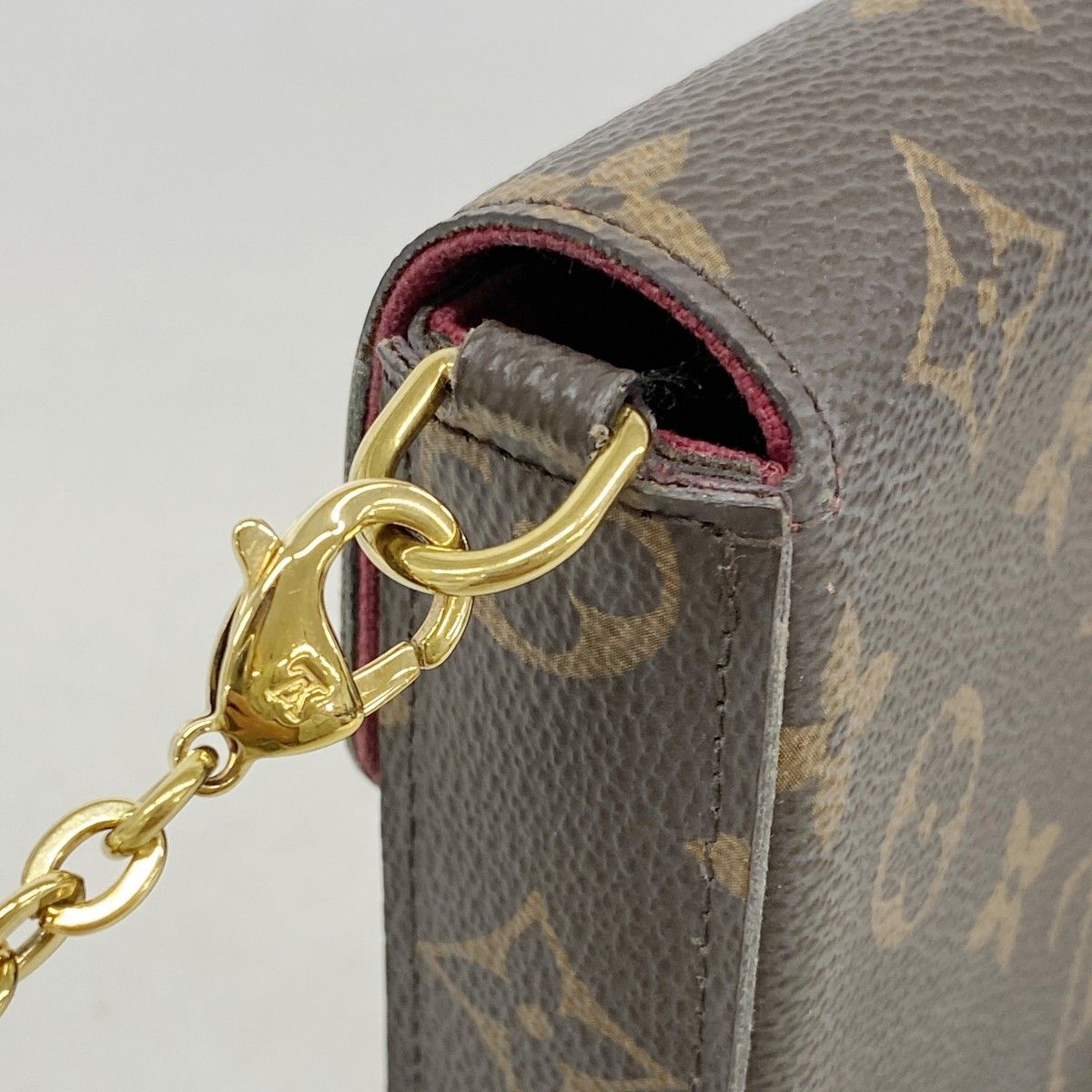 Louis Vuitton Shoulder Wallet Monogram Pochette Felicity Fuchsia — view 7