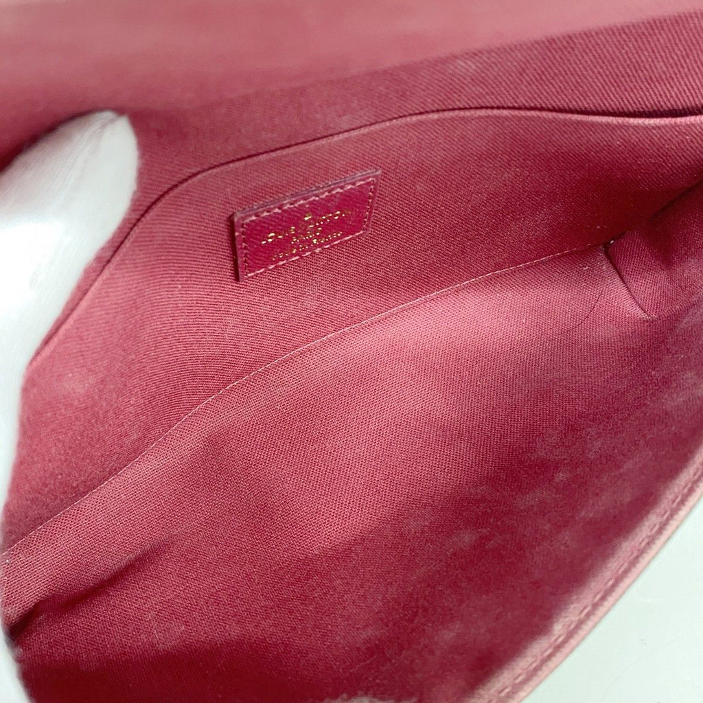 Louis Vuitton Shoulder Wallet Monogram Pochette Felicity Fuchsia — view 4
