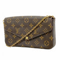 Louis Vuitton Shoulder Wallet Monogram Pochette Felicity Fuchsia