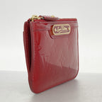 Louis Vuitton Coin Case Vernis Pochette Cles NM Pomme D'amour — view 2