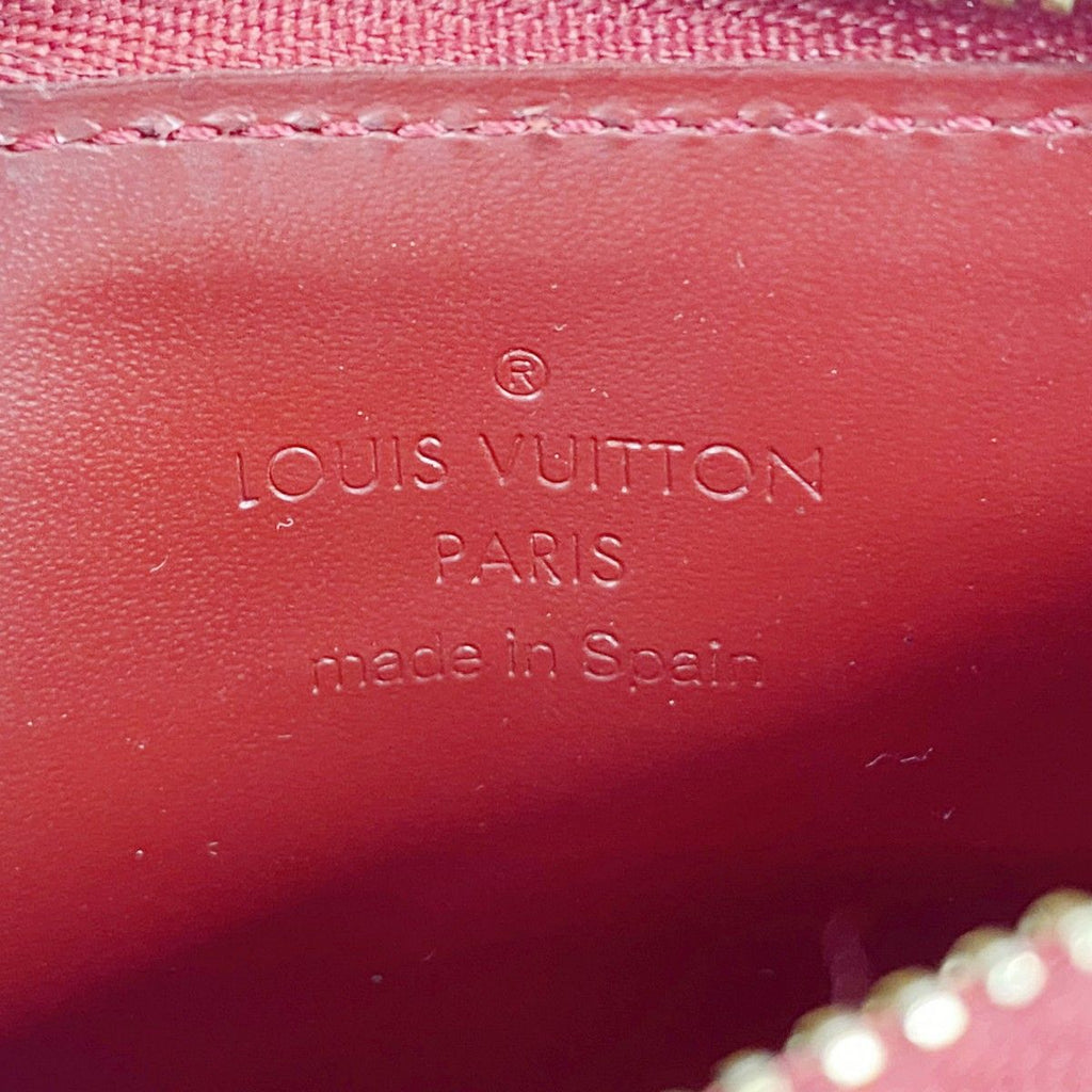 Louis Vuitton Coin Case Vernis Pochette Cles NM Pomme D'amour — view 4