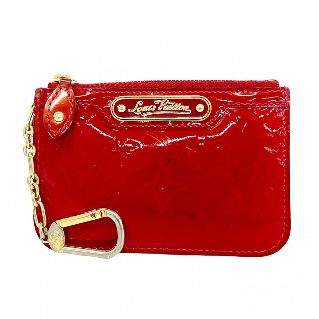 Louis Vuitton Coin Case Vernis Pochette Cles NM Pomme D'amour