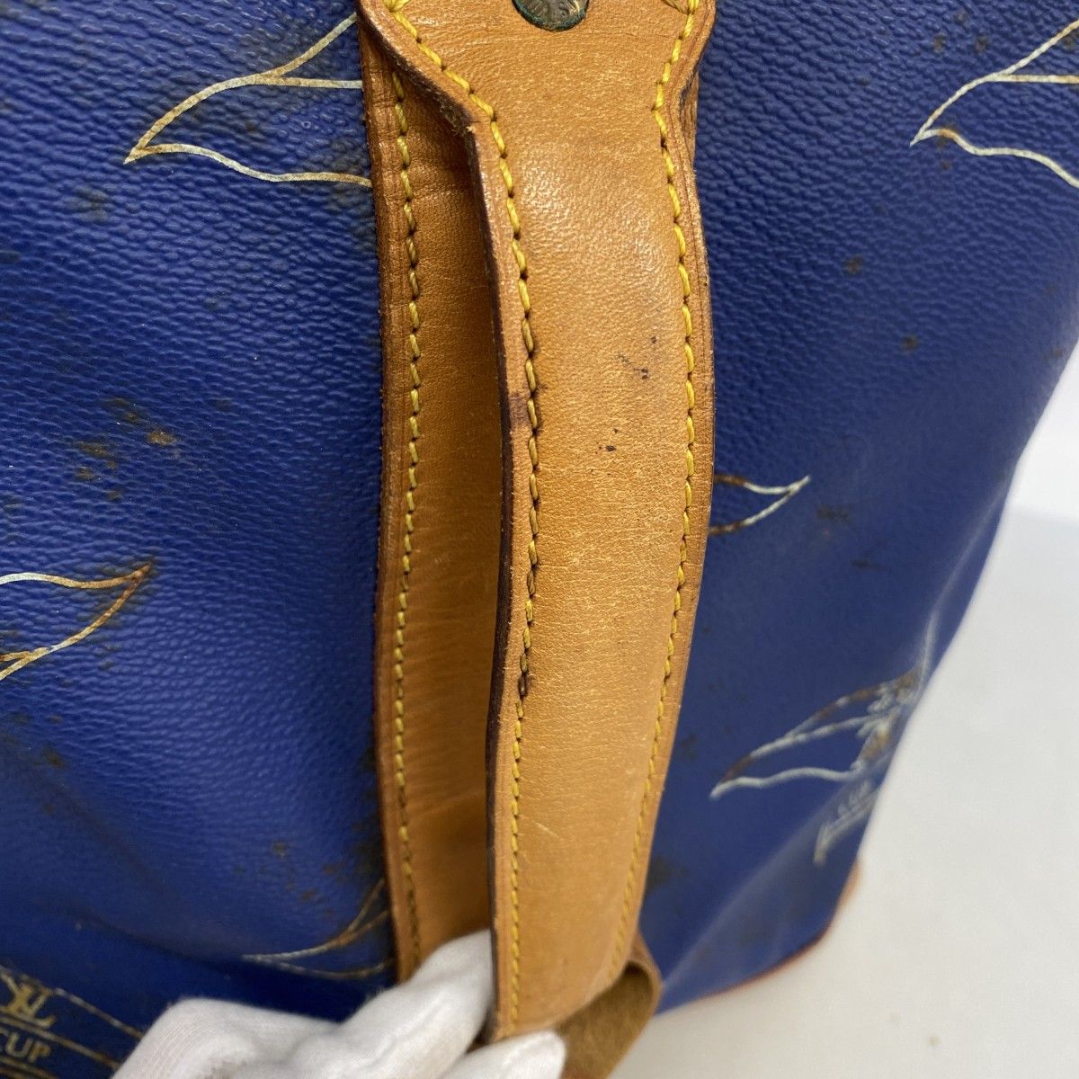 Louis Vuitton Shoulder Bag LV Cup Sac Marine Bandouliere Blue — view 8