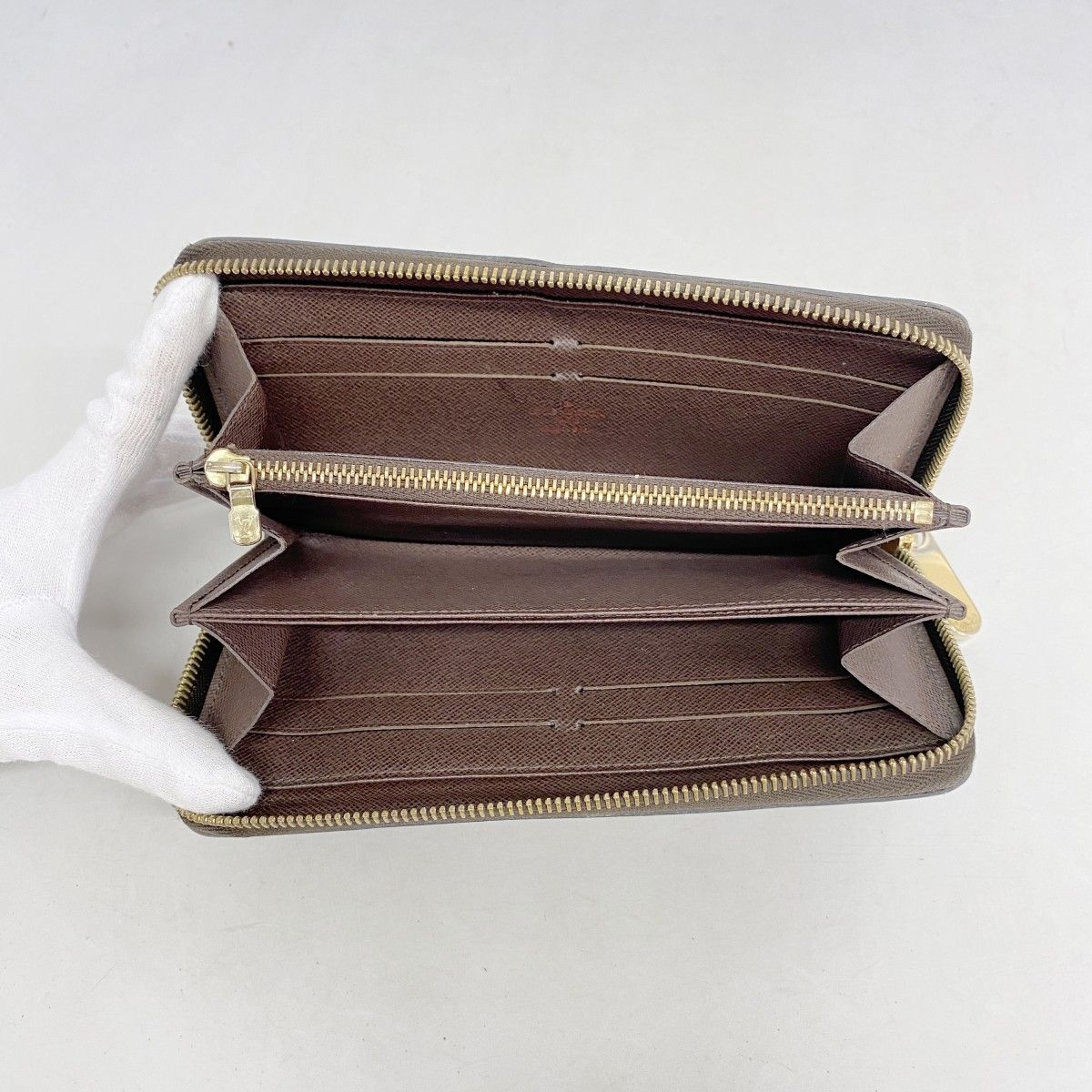 Louis Vuitton Wallet Damier Zippy Ebene — view 3