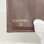 Chanel Trifold Wallet Quilted Lambskin Black Gold — view 4