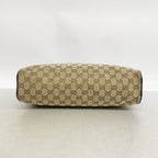 Gucci Shoulder Bag GG Canvas Brown Silver — view 3