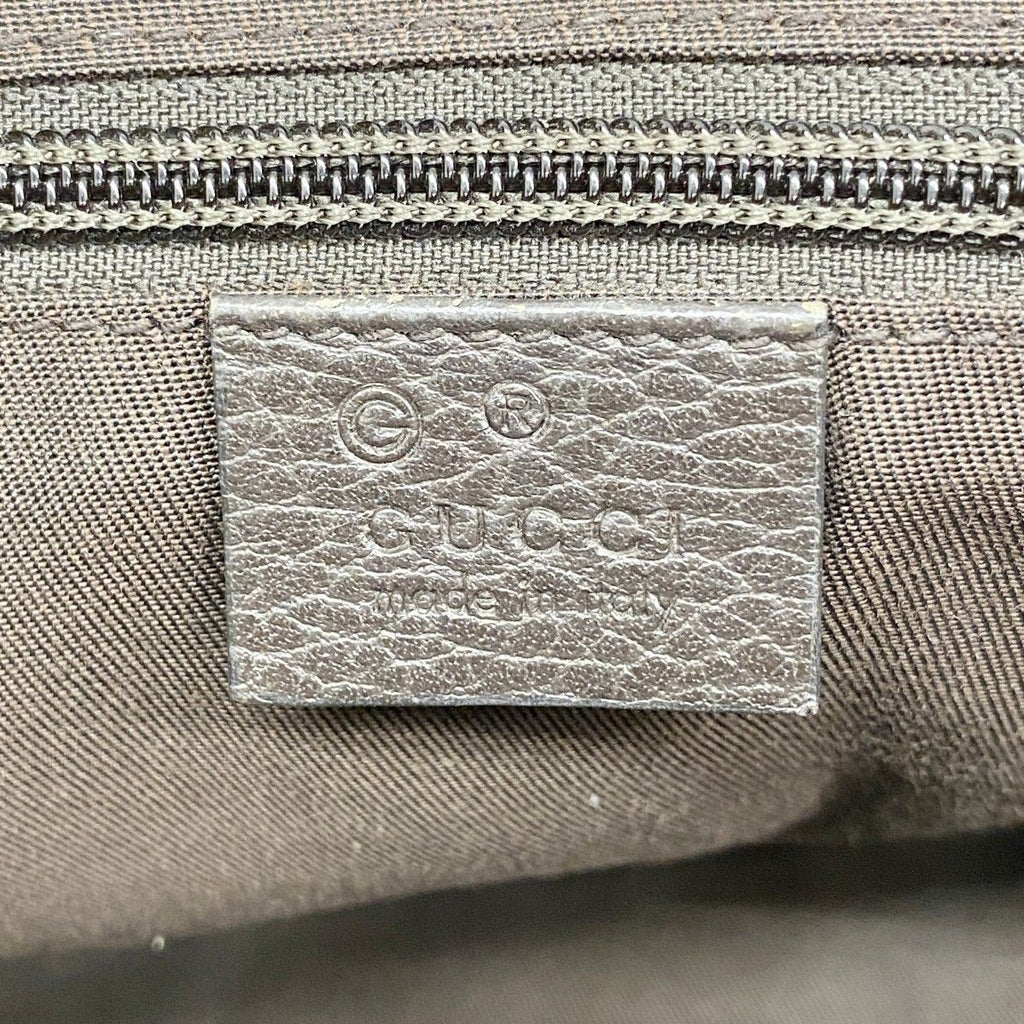 Gucci Shoulder Bag GG Canvas Brown Silver — view 5