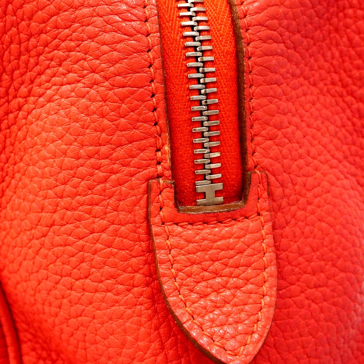 Hermes Handbag Victoria 35 Taurillon Clemence Rose Jaipur Silver 2-Way — view 9
